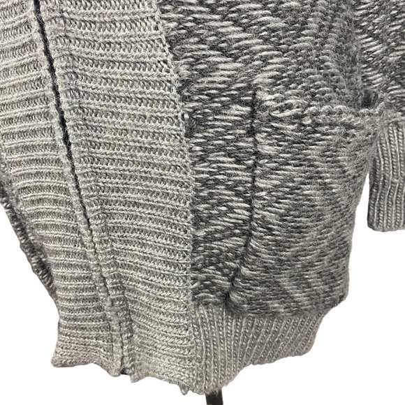 Monk & Lou Shawl Collar Alpaca Mix Cardigan with Zipper Size XS - Picture 4 of 16